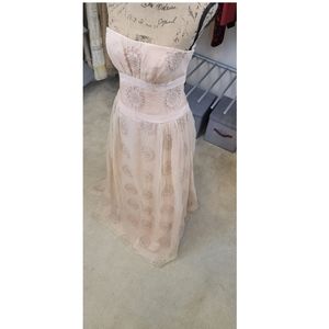 Strapless Carolina Herrera, soft pink, 12